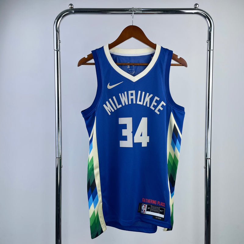 Regata Milwaukee Bucks City Edition 22/23 - Rei da Pelada