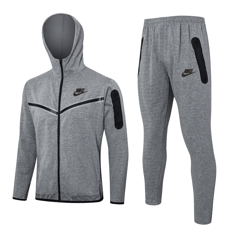 Conjunto Nike Sportswear Tech Fleece - Agasalho e Calça - Cinza