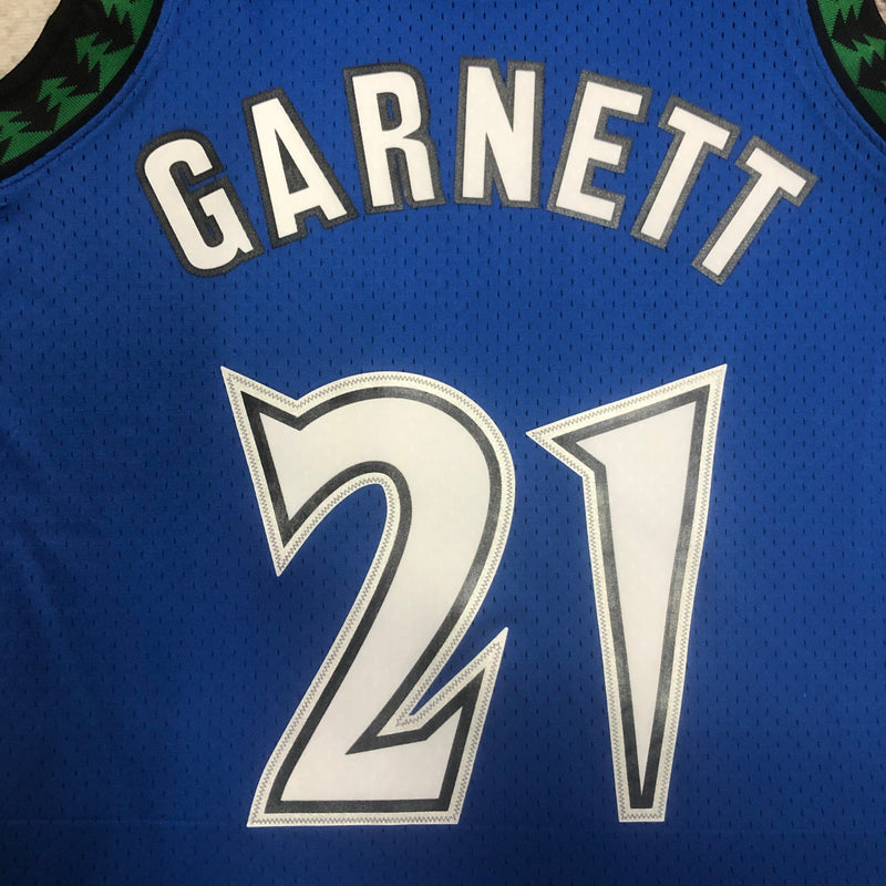 Regata Minnesota Timberwolves Mitchell & Ness Away 03/04 - Rei da Pelada