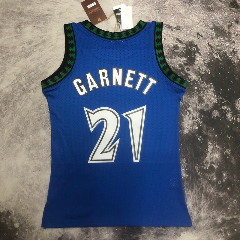 Regata Minnesota Timberwolves Mitchell & Ness Away 03/04 - Rei da Pelada