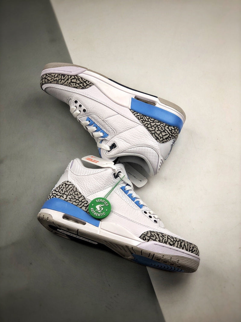 Tênis Nike Air Jordan 3 Retro "Valor Blue" - Rei da Pelada