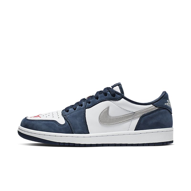 Tênis Nike Eric Koston x Air Jordan 1 Low Midnight Navy - Rei da Pelada