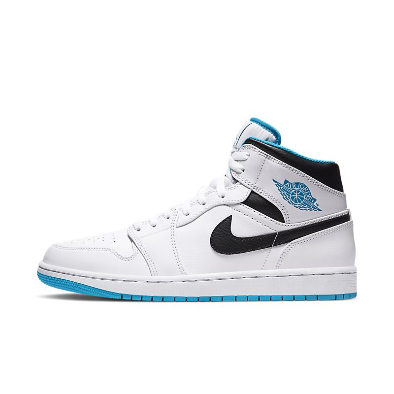 Tênis Nike Air Jordan 1 Mid Laser Blue - Rei da Pelada