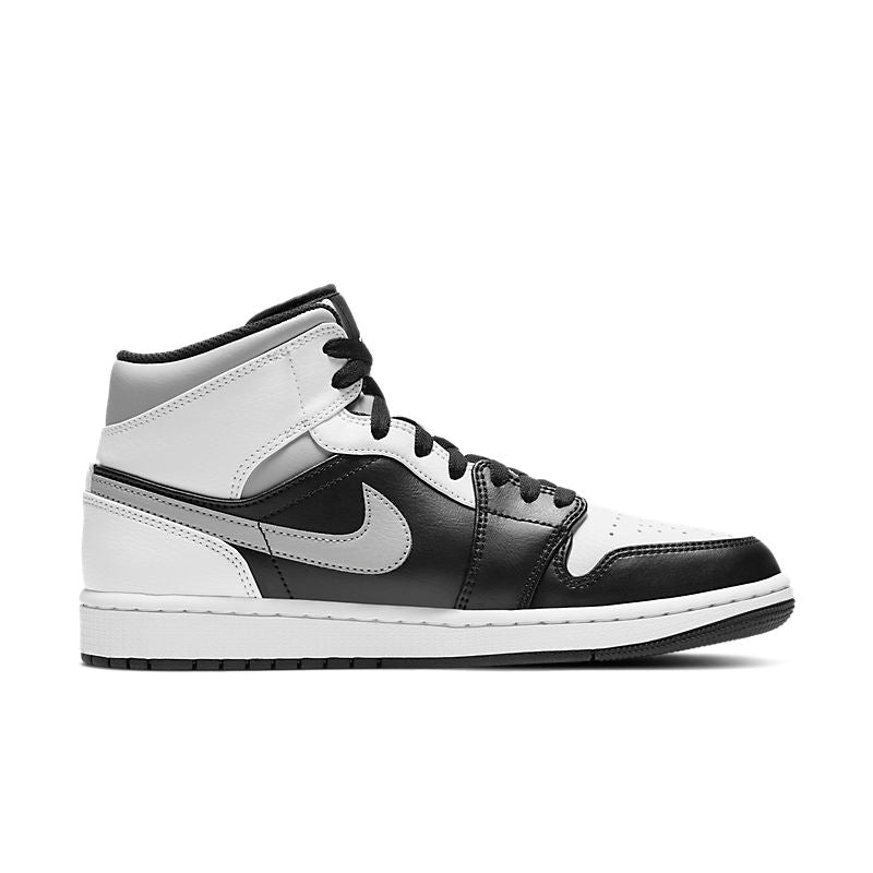 Tênis Nike Air Jordan 1 Mid White Shadow - Rei da Pelada