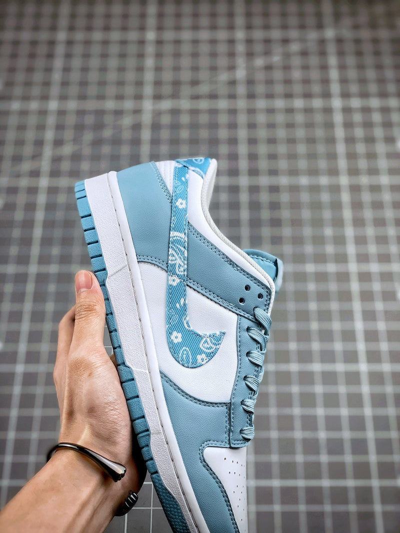 Tênis Nike SB Dunk Low Pro "Paisley Pack Worn Blue" - Rei da Pelada