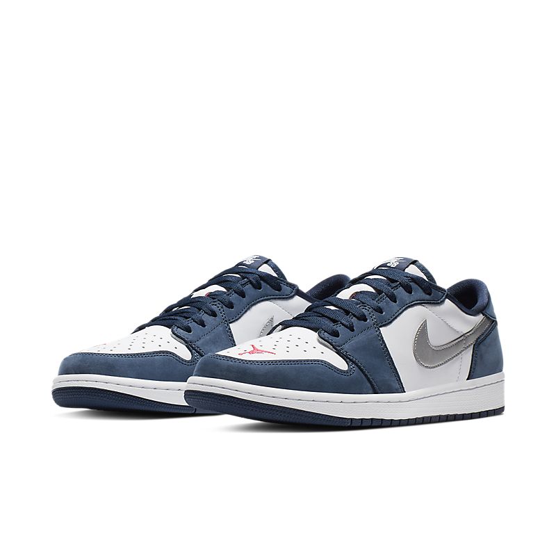 Tênis Nike Eric Koston x Air Jordan 1 Low Midnight Navy - Rei da Pelada