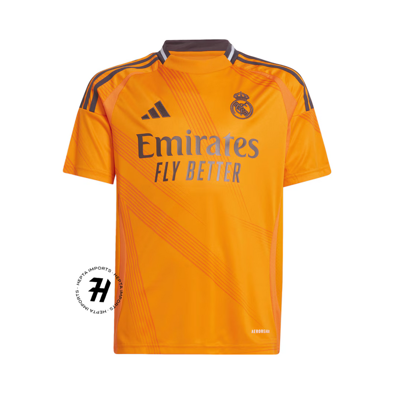 Camisa Real Madrid Away 24/25 Torcedor Masculina - Laranja