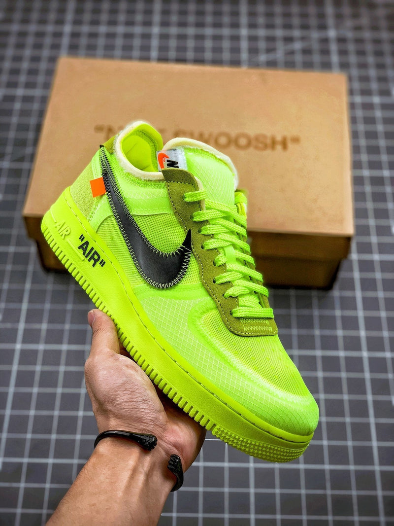 Tênis Nike Air Force Low x Off-White 'Volt' - Rei da Pelada