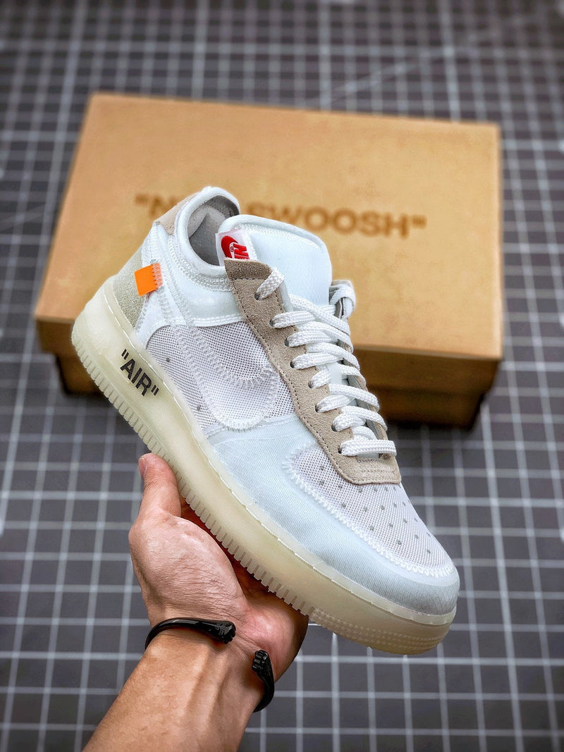 Tênis Nike Air Force Low x Off-White 'The Ten' - Rei da Pelada