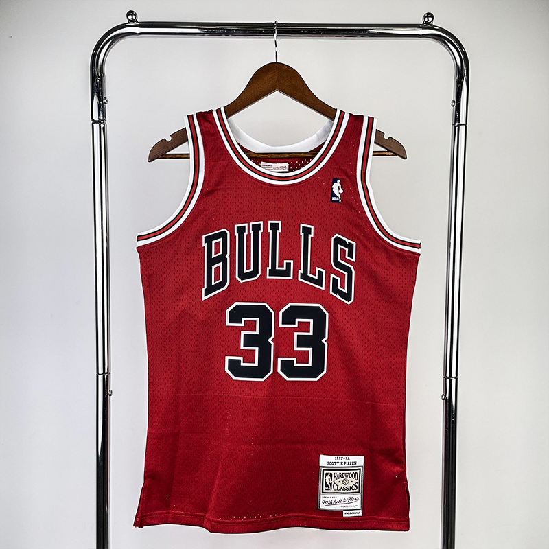 Regata Mitchell & Ness Chicago Bulls 1986-1987 Vermelha - Rei da Pelada