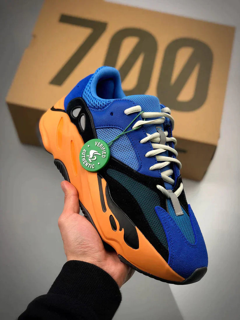 Tênis Adidas Yeezy Boost 700 V1 Bright Blue - Rei da Pelada