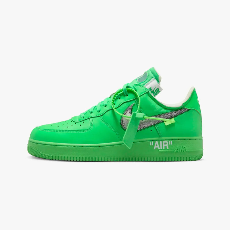 Tênis Nike Air Force Low x Off-White 'Light Green Spark Brooklyn' - Rei da Pelada