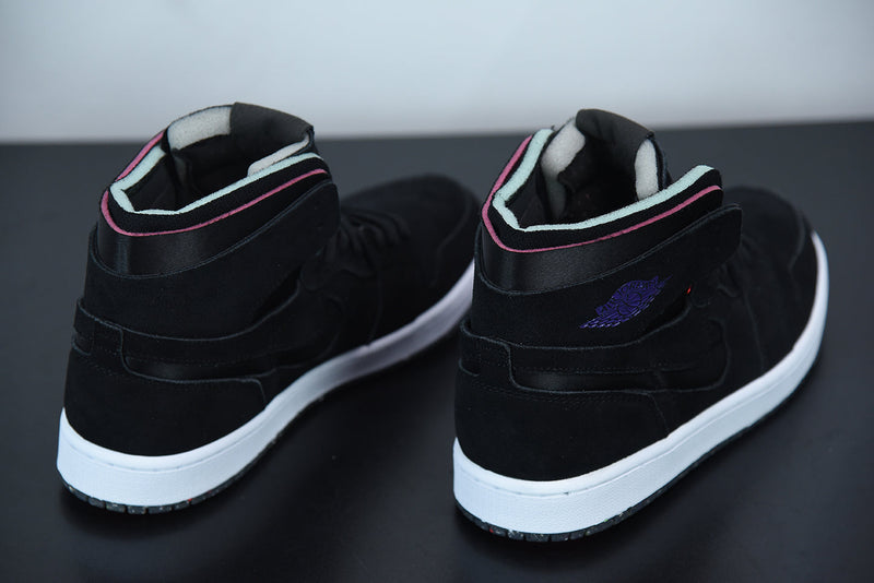 Tênis Nike Air Jordan 1 Zoom High "Court Black" - Rei da Pelada