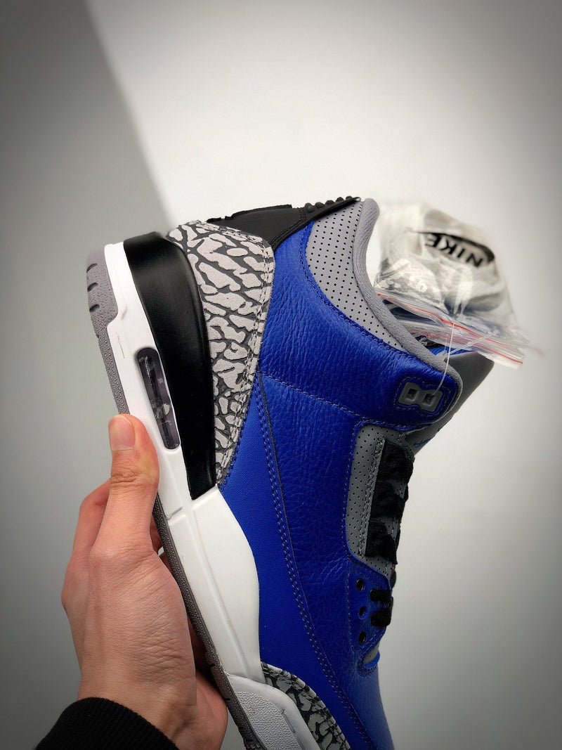 Tênis Nike Air Jordan 3 Retro "Blue Cement" - Rei da Pelada