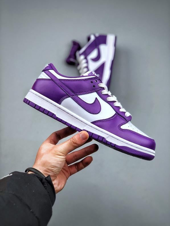 Tênis Nike SB Dunk Low "White Purple" - Rei da Pelada