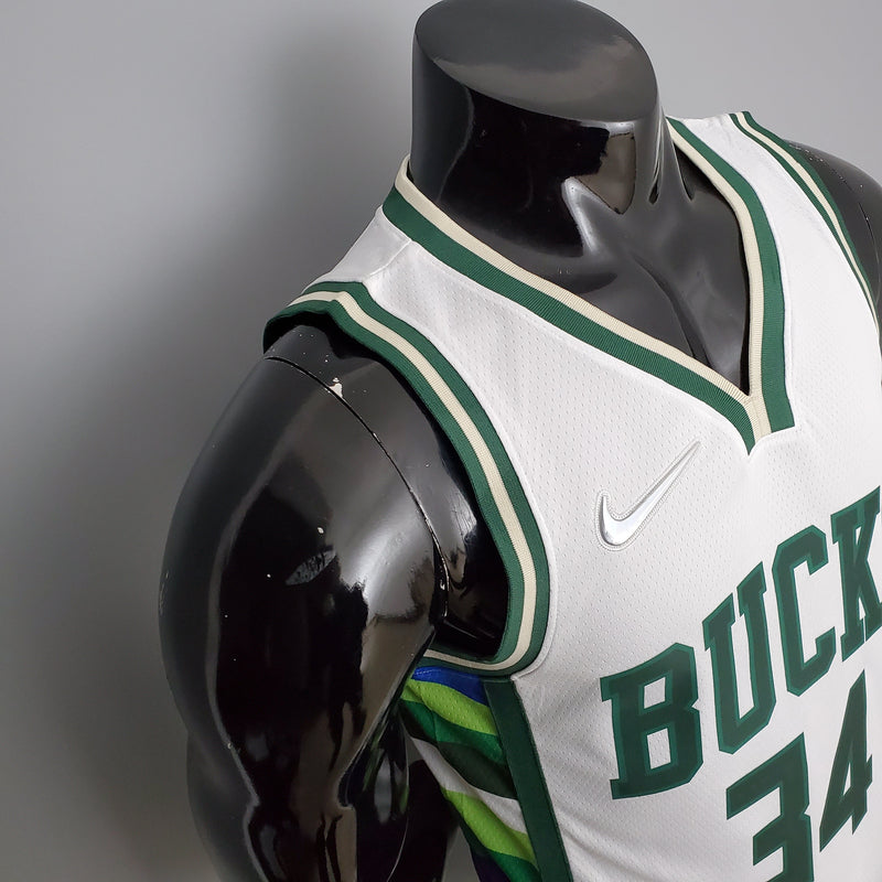 Regata Milwaukee Bucks City Edition 21/22 - Rei da Pelada