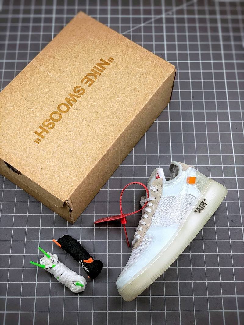 Tênis Nike Air Force Low x Off-White 'The Ten' - Rei da Pelada