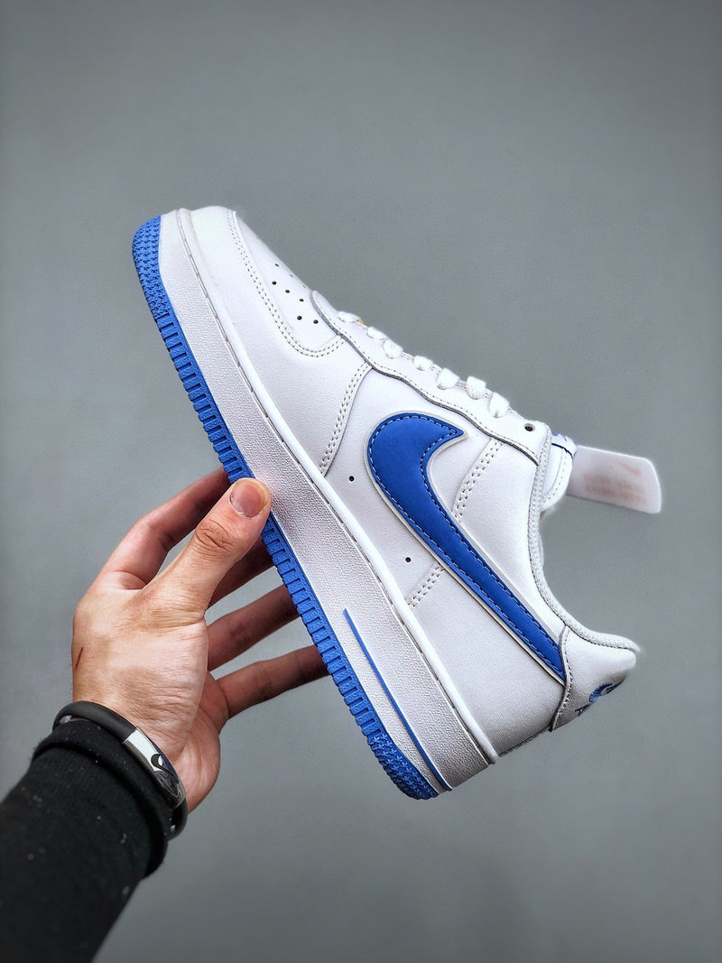 Tênis Nike Air Force 1 Low Swoosh Blue - Rei da Pelada