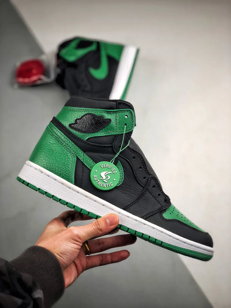 Tênis Nike Air Jordan 1 High Pine Green Black - Rei da Pelada