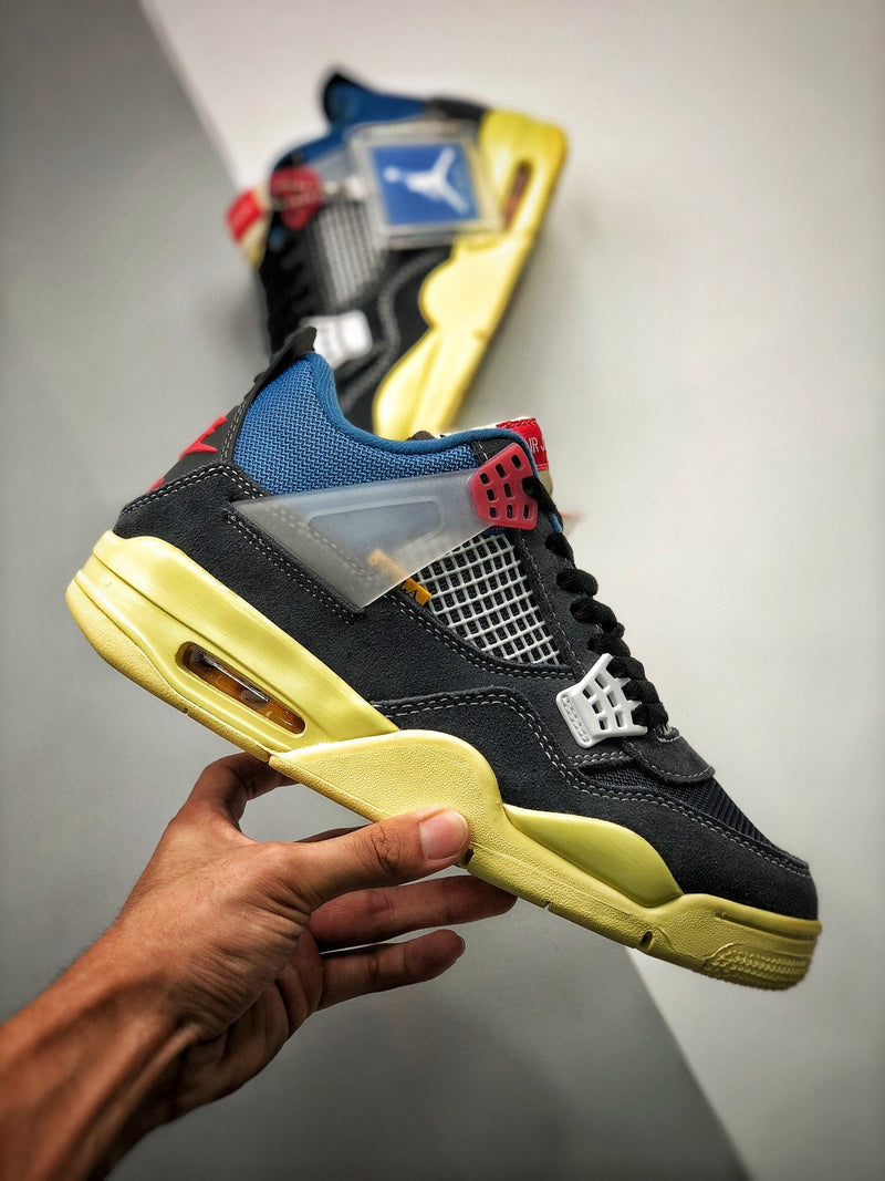 Tênis Nike Air Jordan 4 'OFF Noir' - Rei da Pelada