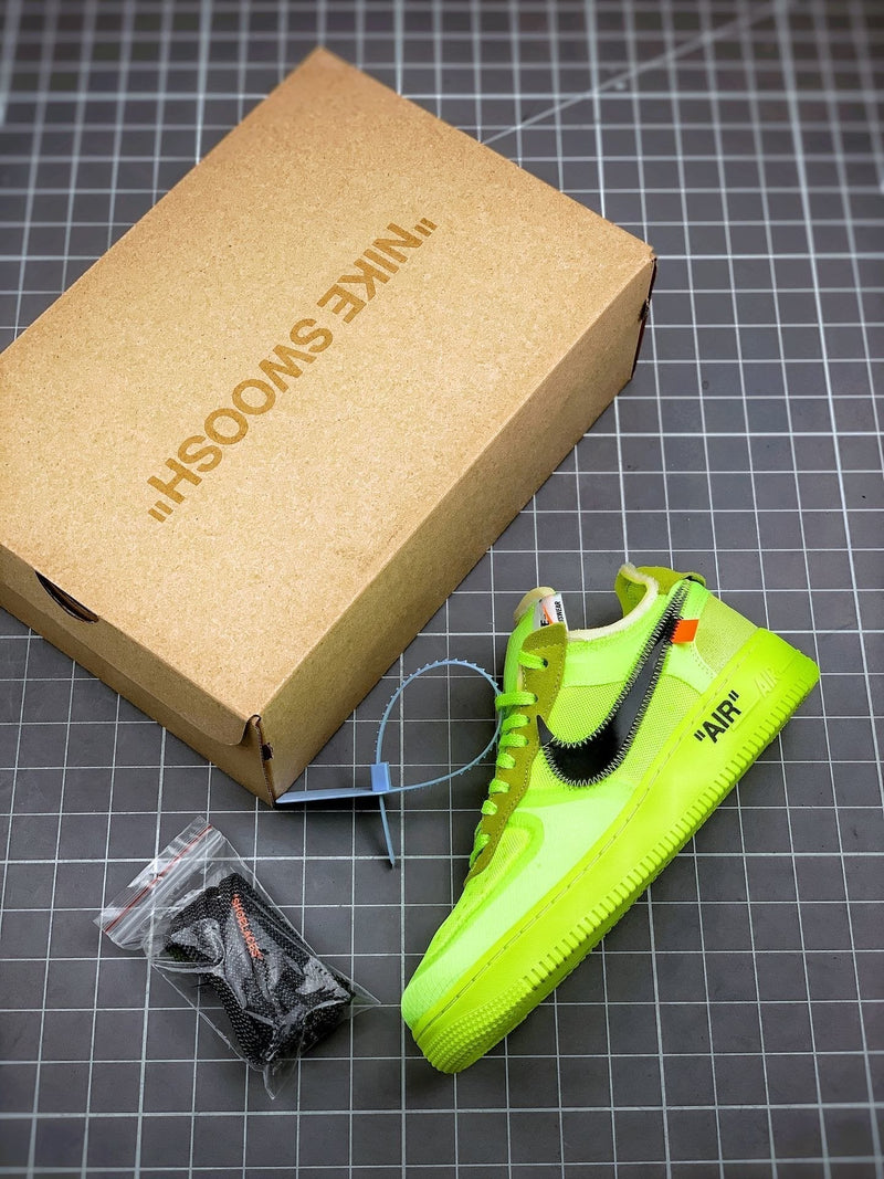 Tênis Nike Air Force Low x Off-White 'Volt' - Rei da Pelada