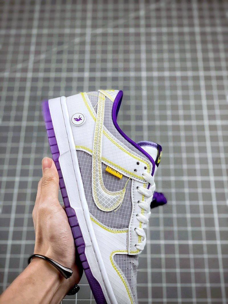 Tênis Nike SB Dunk Low Pro "Union Passport Pack Court Purple " - Rei da Pelada