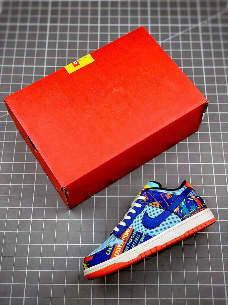 Tênis Nike SB Dunk Low "Firecracker" - Rei da Pelada