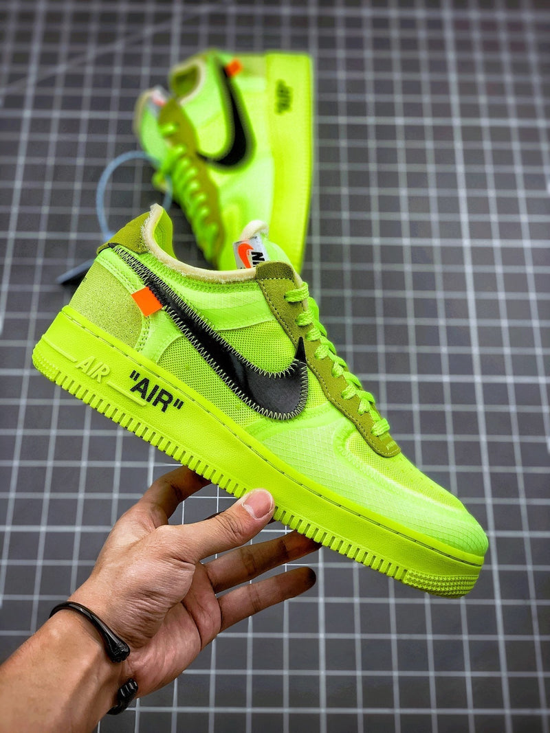 Tênis Nike Air Force Low x Off-White 'Volt' - Rei da Pelada