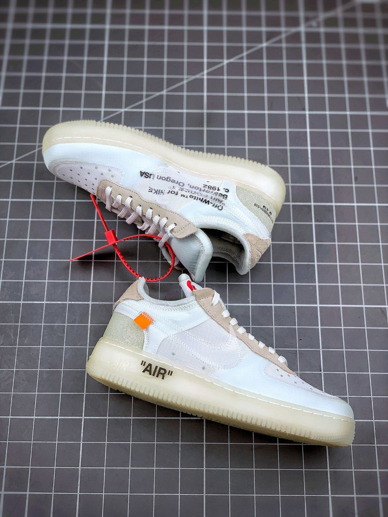 Tênis Nike Air Force Low x Off-White 'The Ten' - Rei da Pelada