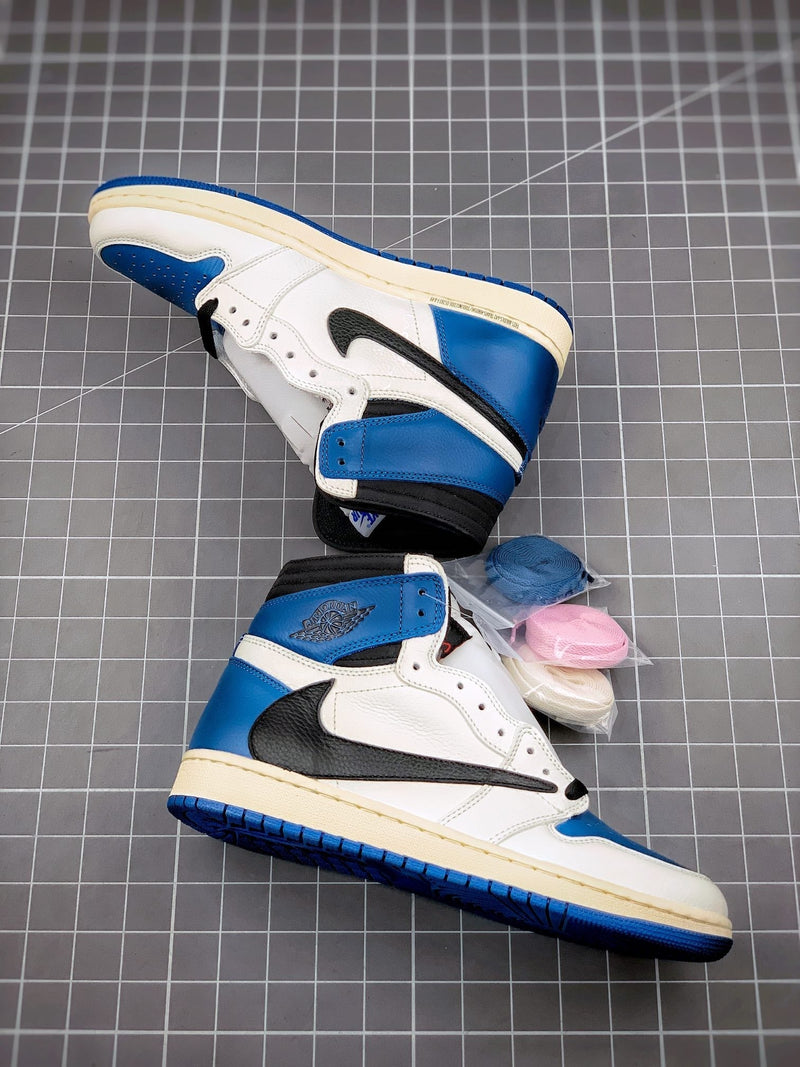 Tênis Nike Air Jordan 1 High OG x Travis Scott x Fragment - Rei da Pelada