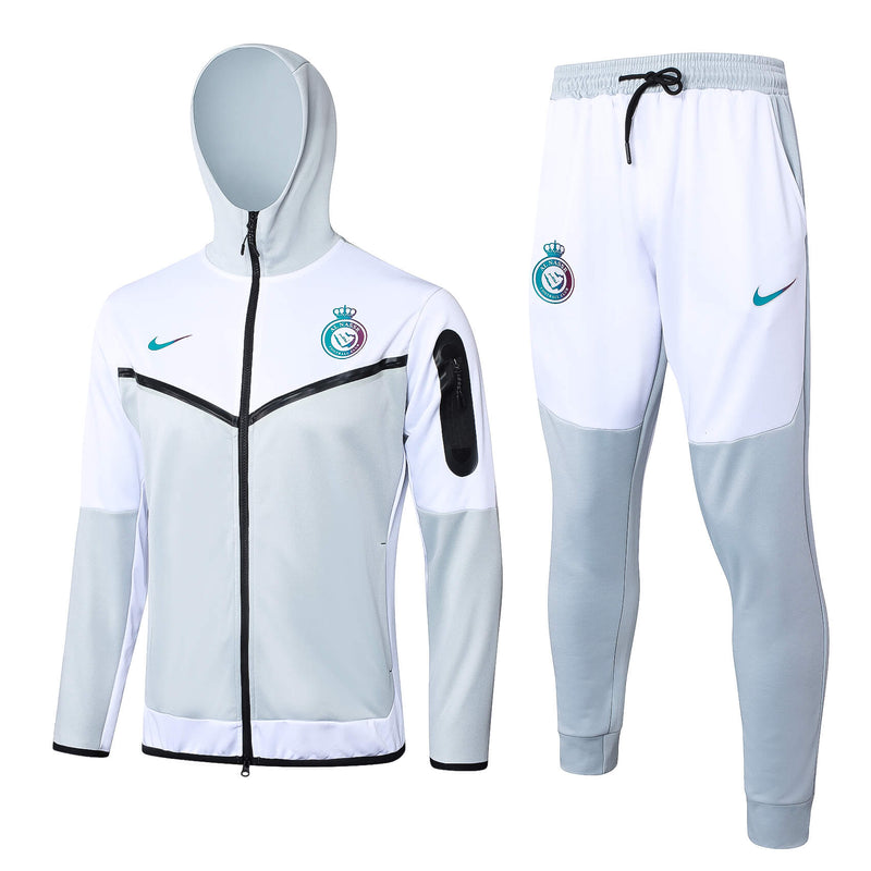 Conjunto Al-Hilal Sportswear Tech Fleece - Agasalho e Calça - Branco - CR7