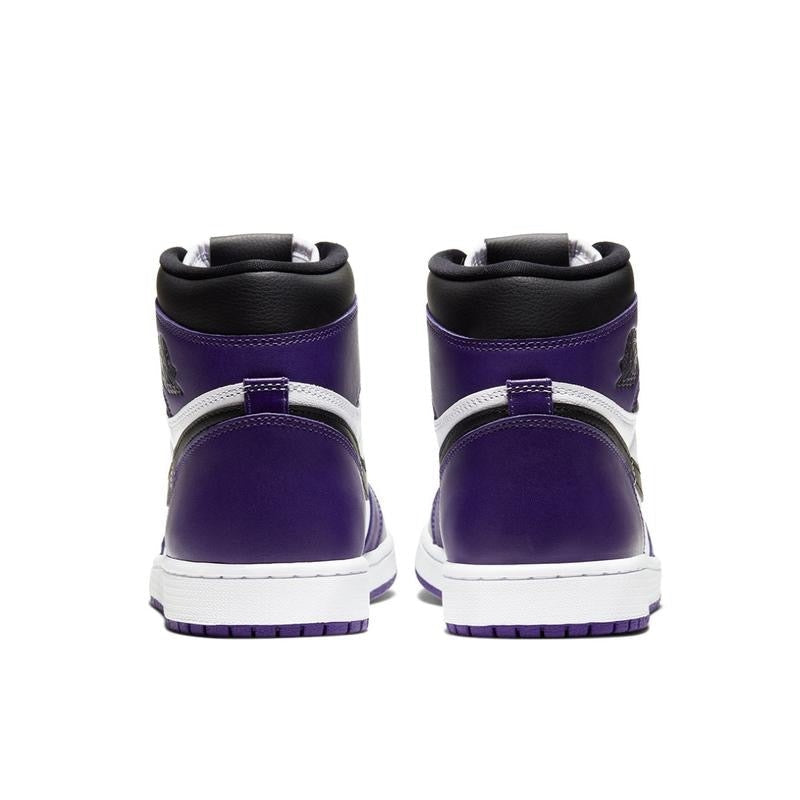 Tênis Nike Air Jordan 1 High Court Purple White 2.0 - Rei da Pelada