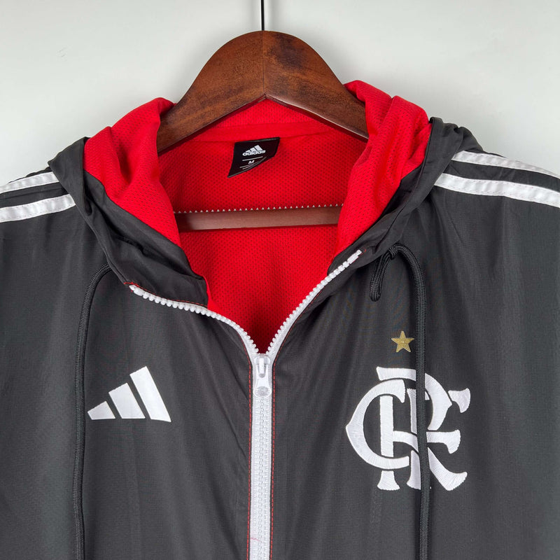 Corta Vento Flamengo 24/25 - Vermelho e Preto