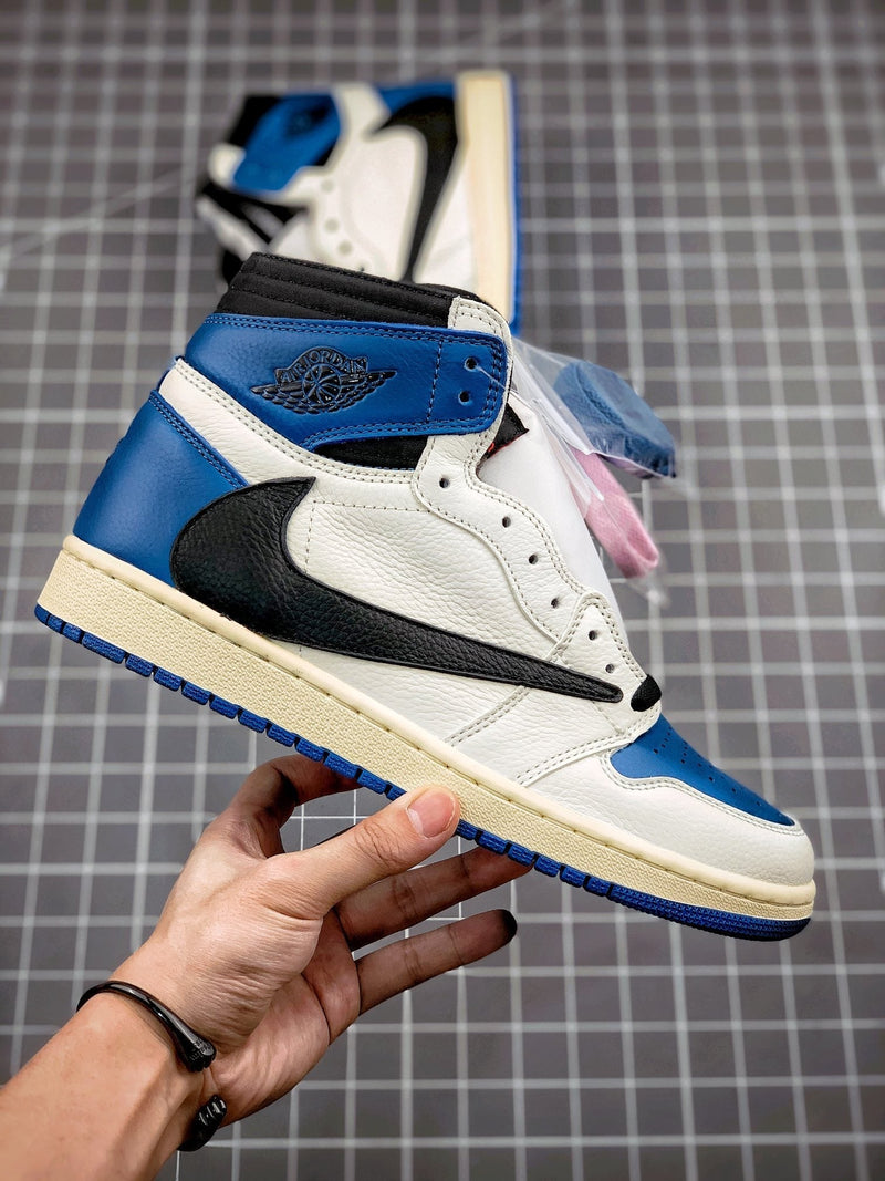 Tênis Nike Air Jordan 1 High OG x Travis Scott x Fragment - Rei da Pelada