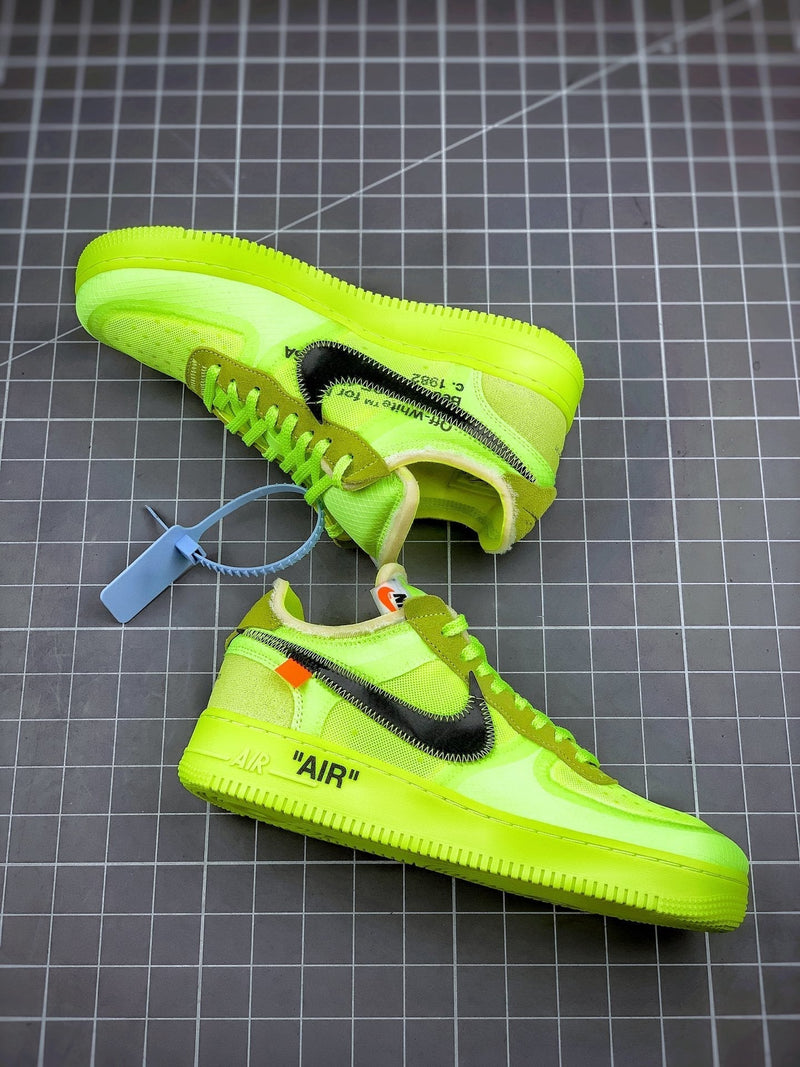 Tênis Nike Air Force Low x Off-White 'Volt' - Rei da Pelada