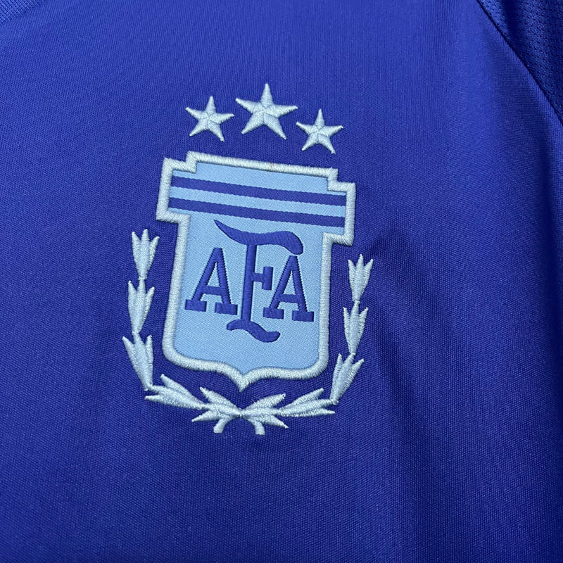 Camisa Seleção Argentina Away 24/25 - Messi 10 Torcedor Masculino - Azul - Copa América