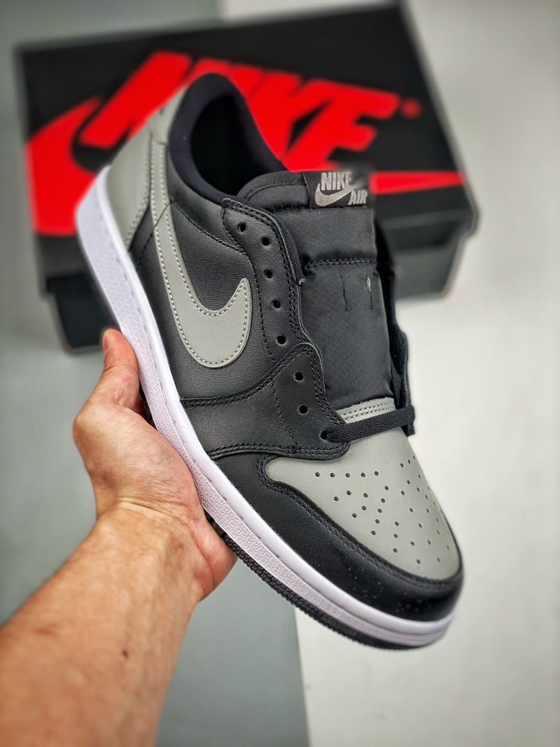 Tênis Nike Air Jordan 1 Low Retro "Black Grey" - Rei da Pelada