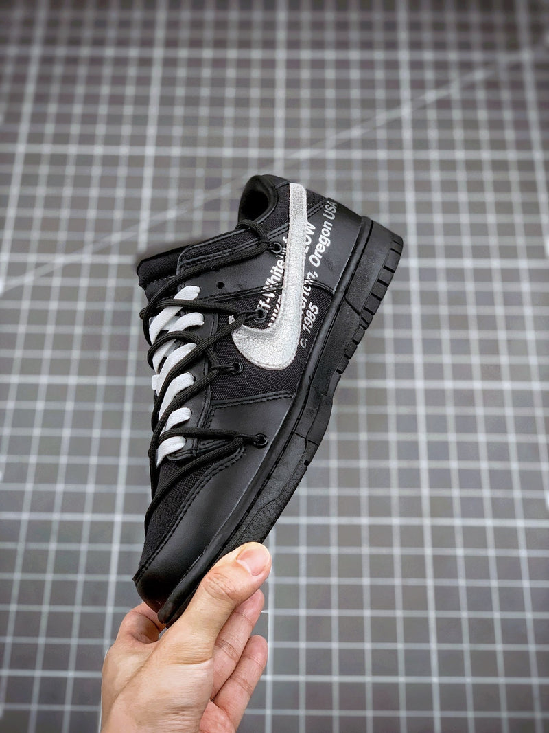 Tênis Nike SB Dunk Low x Off-White 'The 50 - Black' - Rei da Pelada