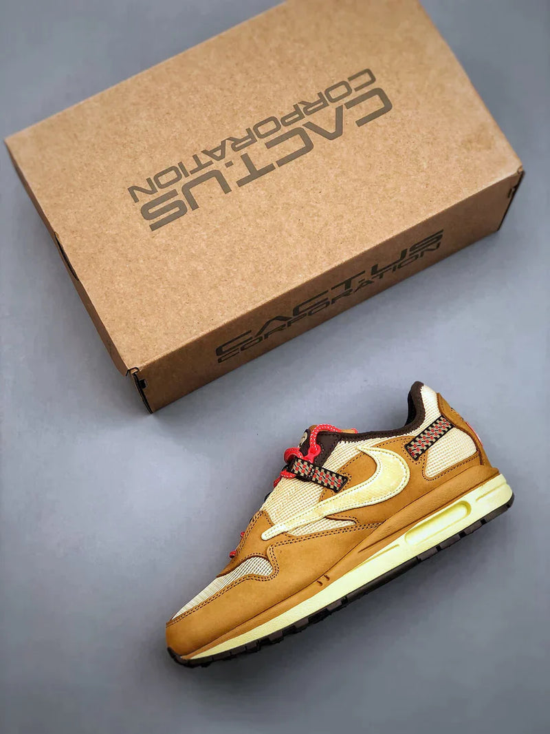 Tênis Travis Scott x Nike Air Max 1 'Wheat' - Rei da Pelada