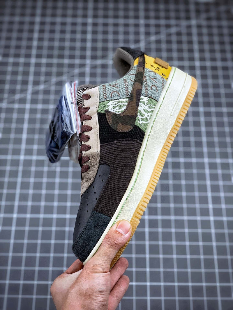 Tênis Travis Scott x Nike Air Force 1 Low 'Cactus Jack' - Rei da Pelada