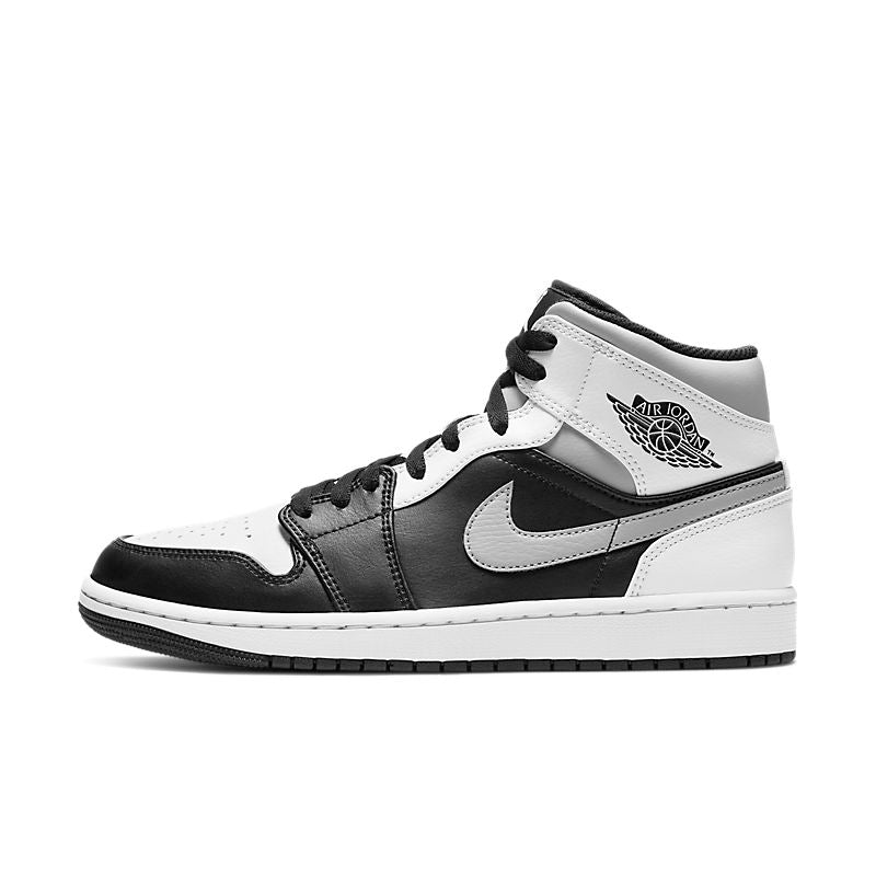 Tênis Nike Air Jordan 1 Mid White Shadow - Rei da Pelada