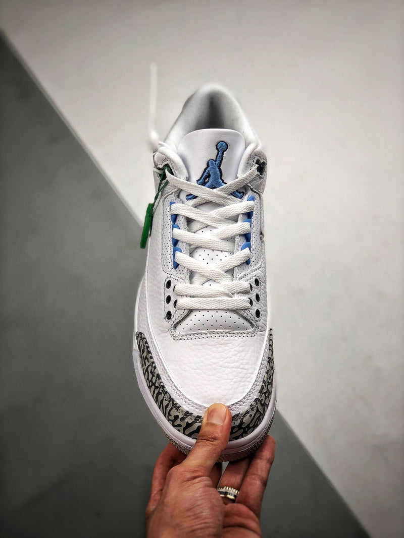 Tênis Nike Air Jordan 3 Retro "Valor Blue" - Rei da Pelada