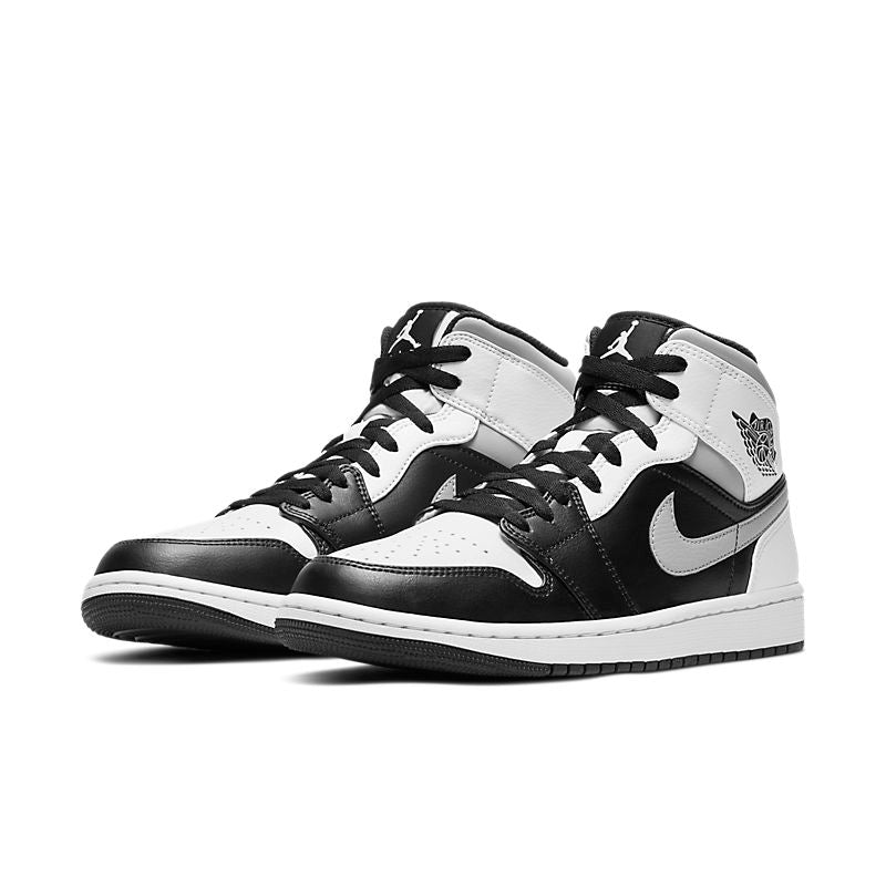 Tênis Nike Air Jordan 1 Mid White Shadow - Rei da Pelada