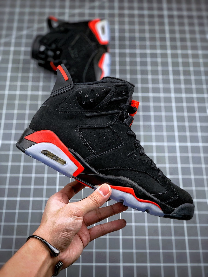 Tênis Nike Air Jordan 6 Retro Black Infrared (2019) - Rei da Pelada