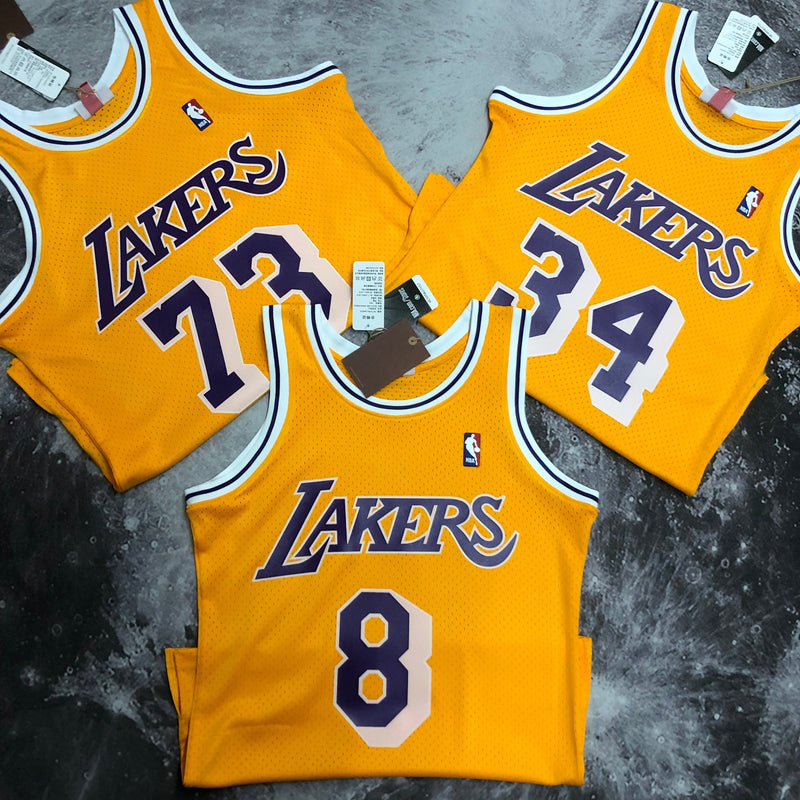 Regata Los Angeles Lakers Mitchell & Ness Home 96/97 - Rei da Pelada