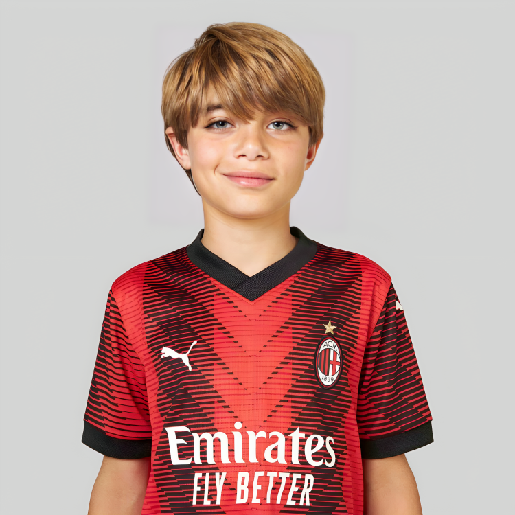 Kit AC Milan I 2023 – Infantil