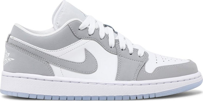 Tênis Nike Air Jordan 1 Low 'White Wolf Grey'' - Rei da Pelada