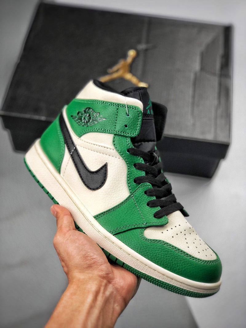 Tênis Nike Air Jordan 1 Mid SE "Pine Green" - Rei da Pelada