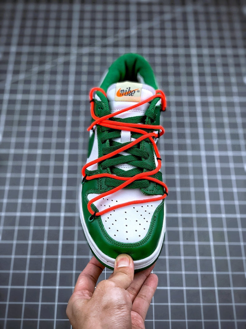 Tênis Nike SB Dunk Low x Off-White 'Pine Green' - Rei da Pelada