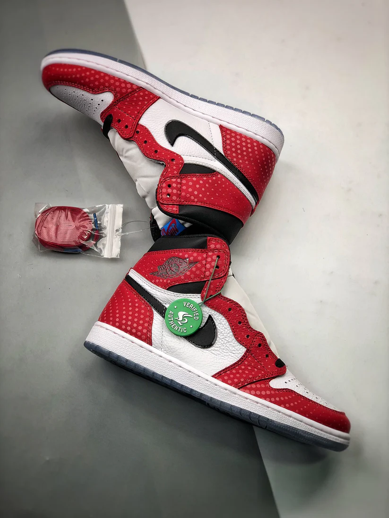 Tênis Nike Air Jordan 1 High Spider-Man Origin Story - Rei da Pelada